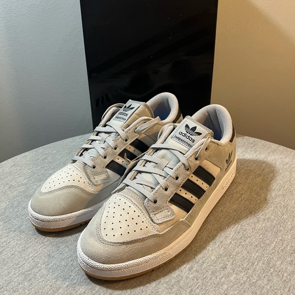 Adidas Centennial 85 Low ADV Grey Black Gum Sneaker Men's Shoe Size 11 - JQ5355‍ - Picture 9 of 11